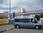 Бесплатный автобус Genser в пункт аренды автомобилей АрендаАвто-вчг на ул.Добролюбова